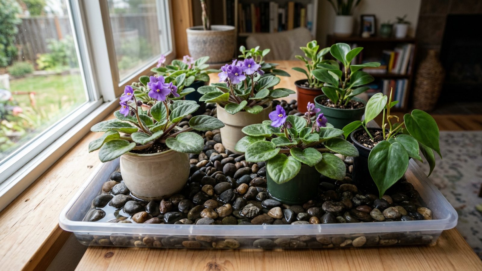 Pebble Tray for Plants: A Simple Humidity Boost That Actually Works Pebble Tray for Plants: A Simple Humidity Boost That Actually Works