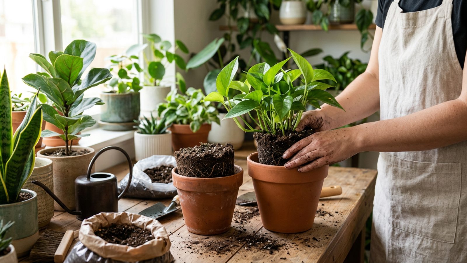 How Much Bigger Should a Pot Be When Repotting? (1–2 Inch Rule)