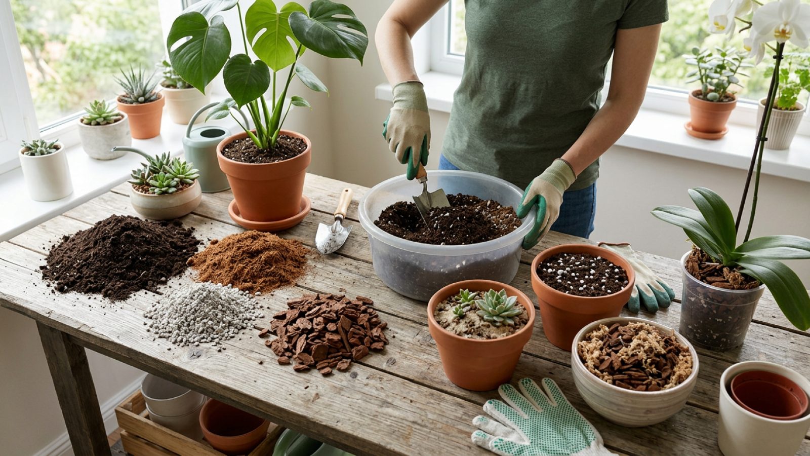 Potting Soil for Indoor Plants: A Practical Guide to Mixes, Drainage & DIY Recipes Potting Soil for Indoor Plants: A Practical Guide to Mixes, Drainage & DIY Recipes