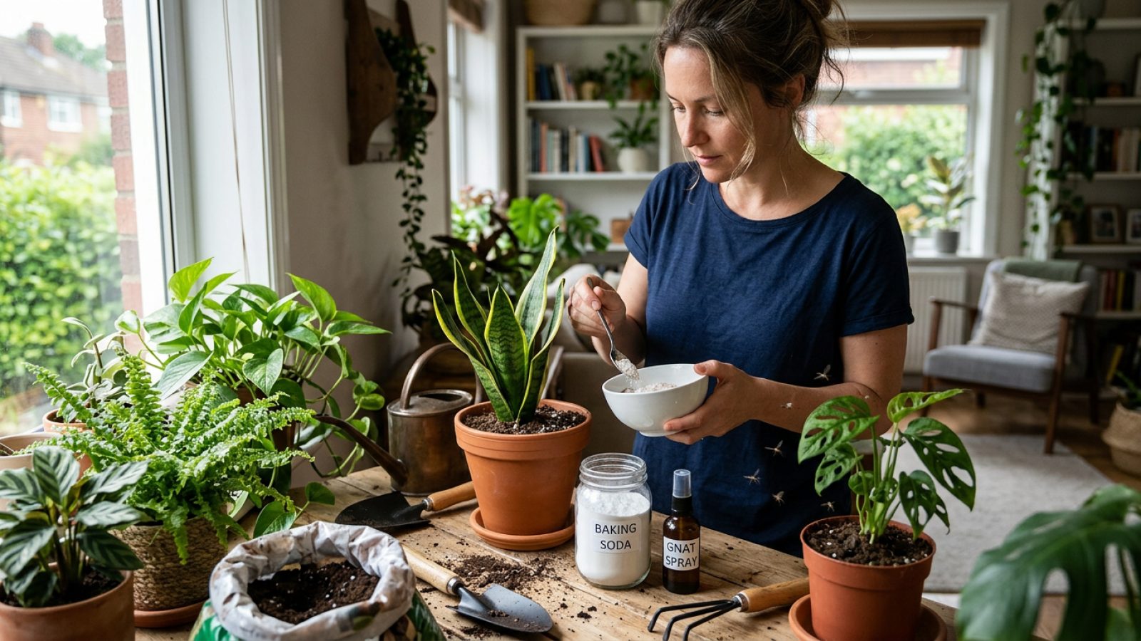 Baking Soda for Gnats in Houseplants: What Works and What Doesn't