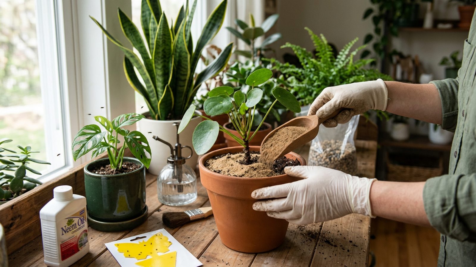 How to Get Rid of Gnats in Flower Pots: A Step-by-Step Guide