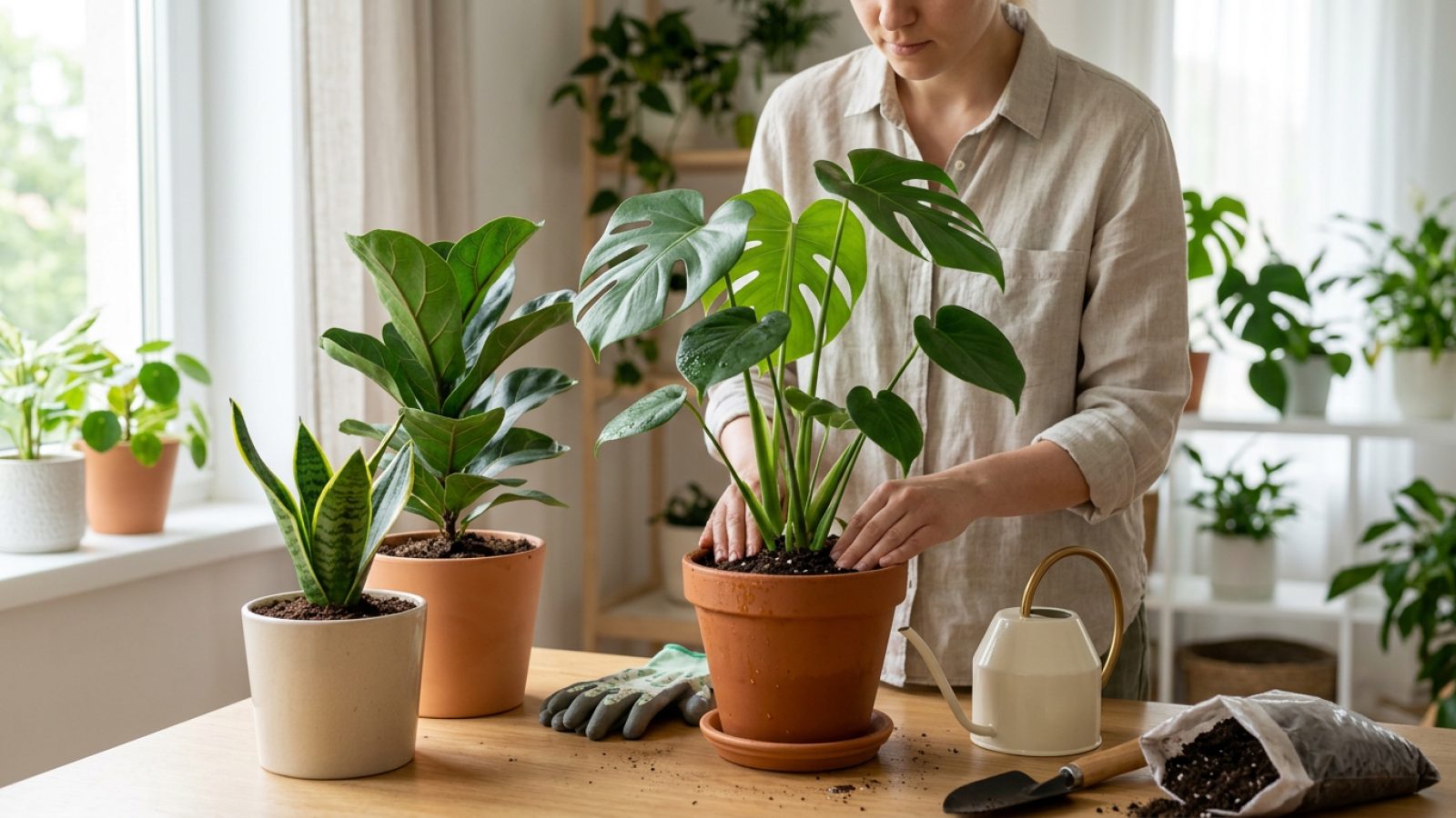 How to Care for Houseplants After Repotting: A Step-by-Step Recovery Guide