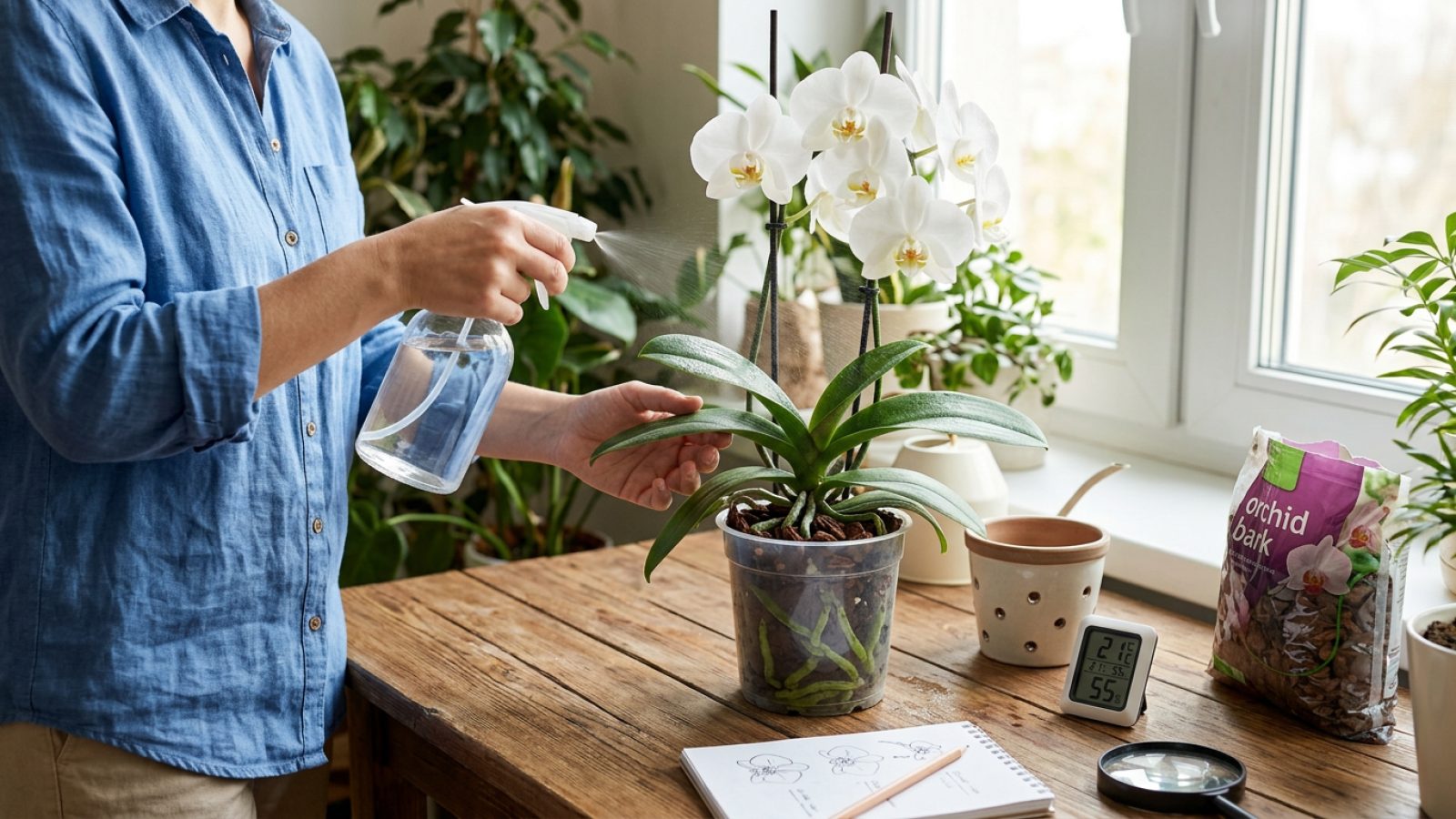 How to Care for an Orchid Indoors: A Phalaenopsis Guide
