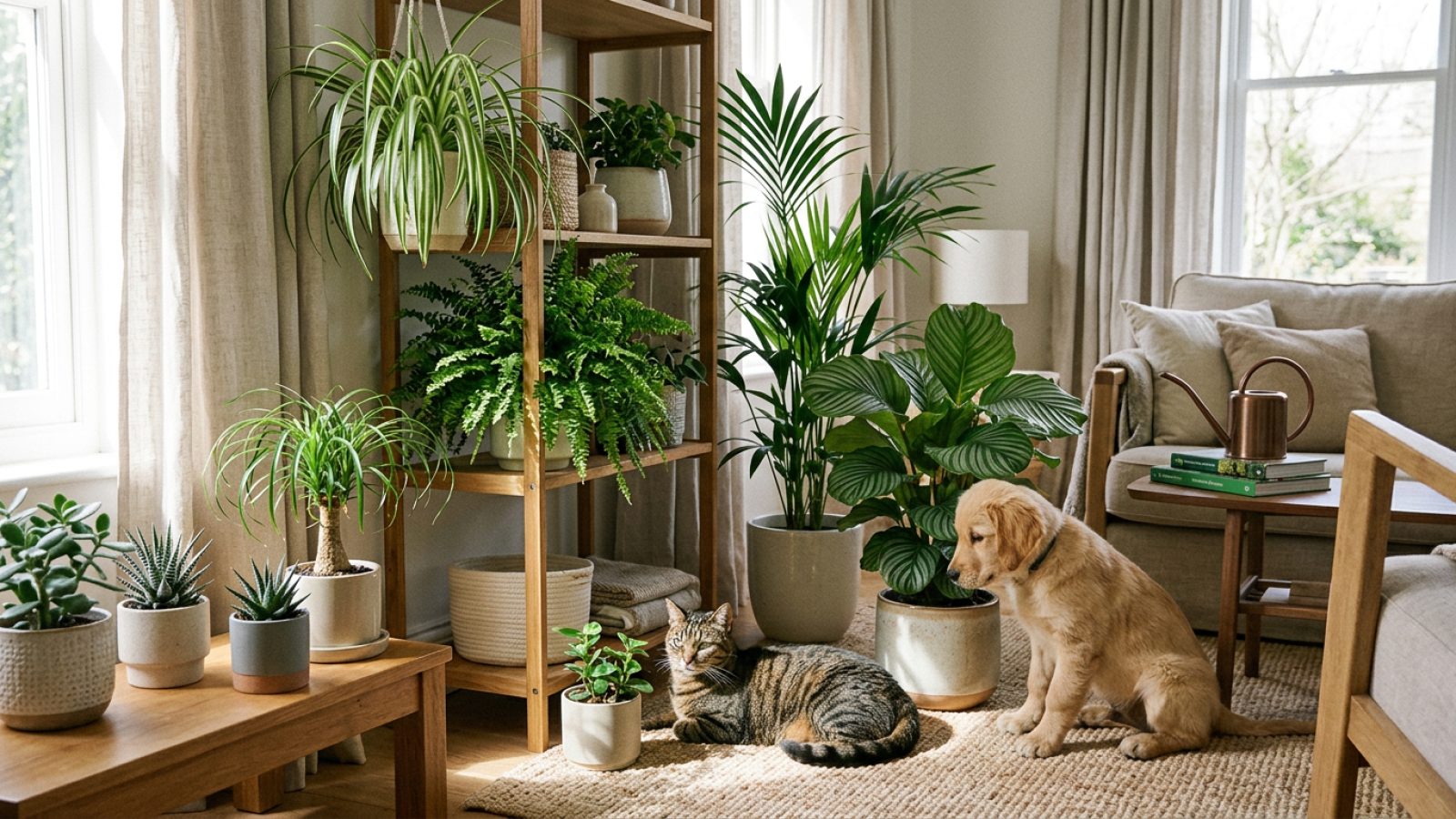 Pet Safe Houseplants: A Practical Guide to Non-Toxic Indoor Plants for Cats and Dogs Pet Safe Houseplants: A Practical Guide to Non-Toxic Indoor Plants for Cats and Dogs