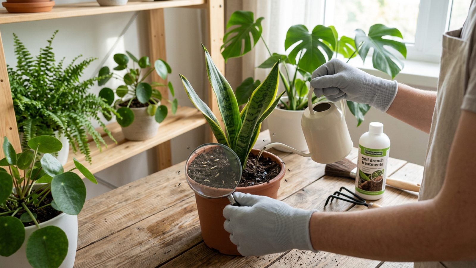 How to Get Rid of Fungus Gnats in Houseplants: A Step-by-Step Guide