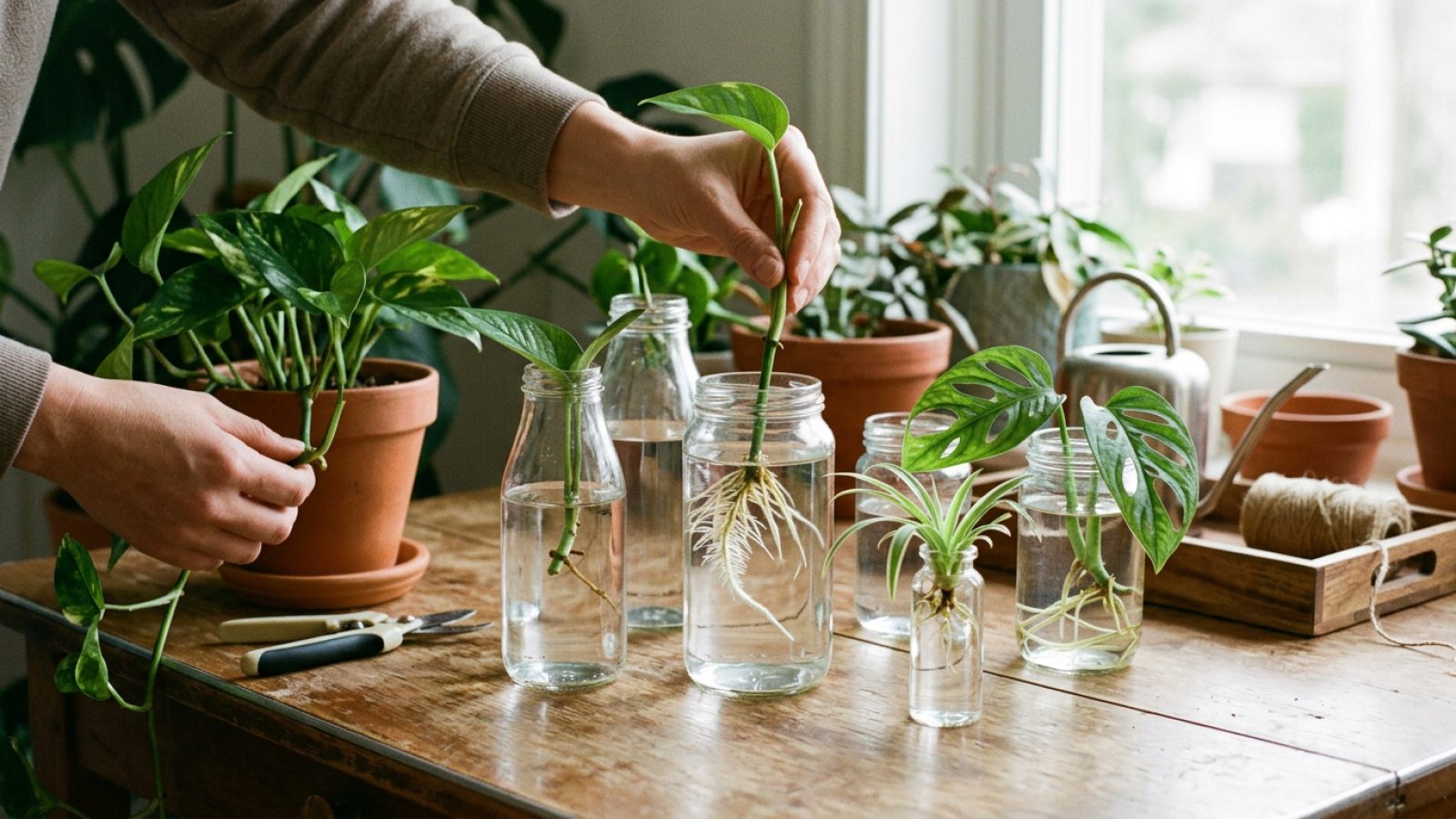 Rooting Stem Cuttings in Water: A Simple Step-by-Step Guide Rooting Stem Cuttings in Water: A Simple Step-by-Step Guide