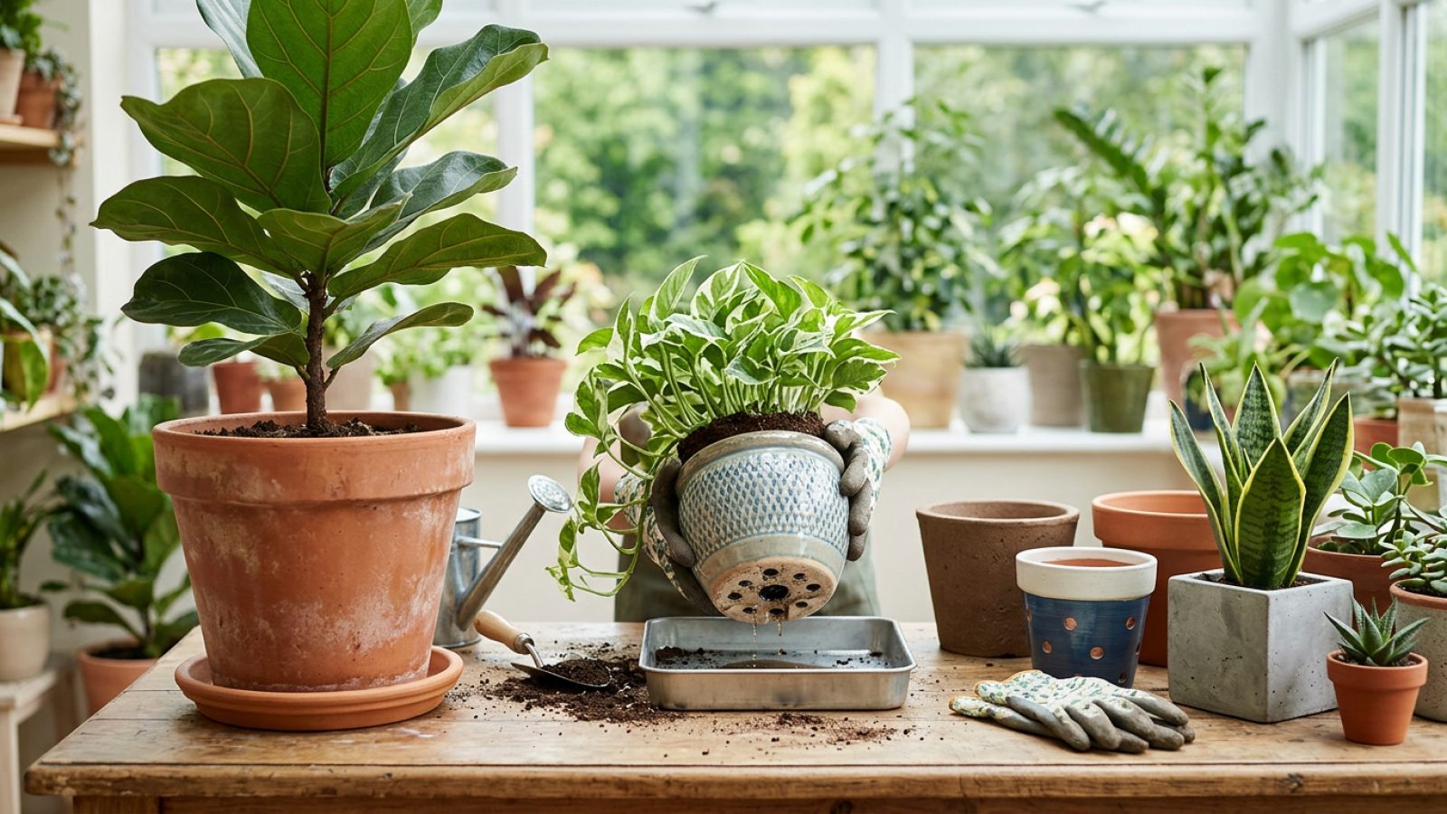 How to Choose a Pot for Indoor Plants: Size, Drainage & Material